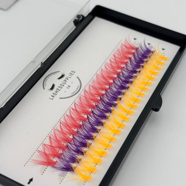 Pestañas de Grupo 30D COLORES