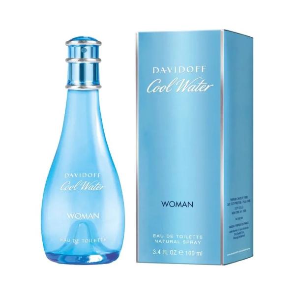 DAVIDOFF COOL WATER WOMAN 3.4 OZ. EDT SP