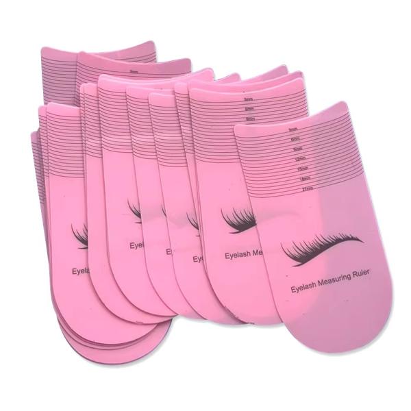 Medidor de pestañas naturales