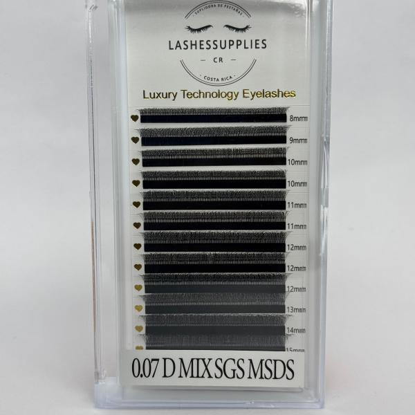 Wispy lashessuppliescr 4DW mix 0.07D