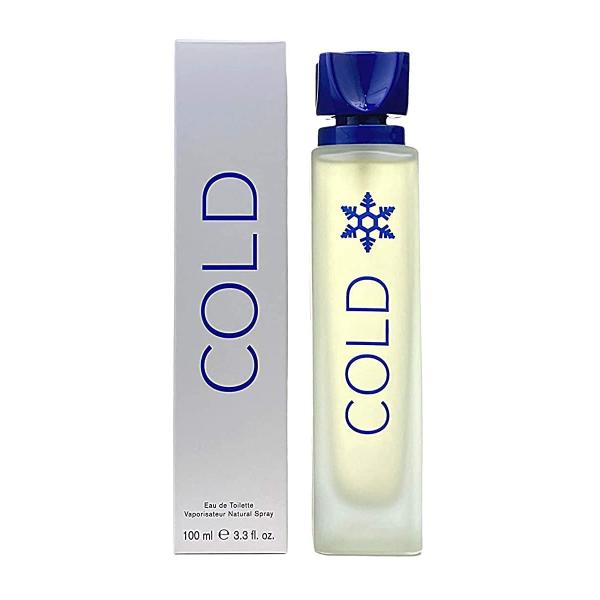 BENETTON COLD MEN 3.4 OZ EDT SP CLEAR BOX 