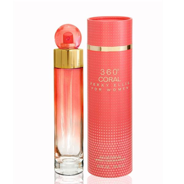 PERRY ELLIS 360 CORAL WOMEN 3.4 OZ. EDP SP