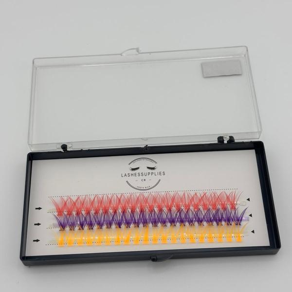 Pestañas de Grupo 30D COLORES