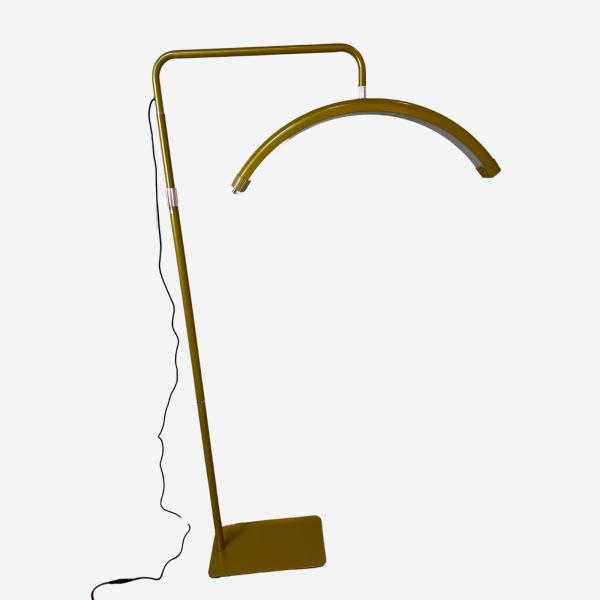 Lampara Media Luna Dorada Diamantes