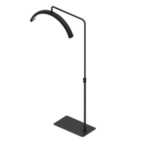 Lampara Media Luna Negra Diamantes